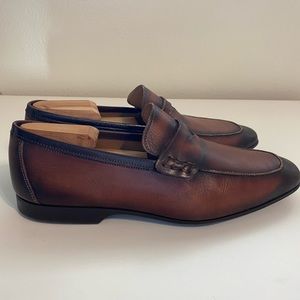 Magnanni loafers brown size 8.5 men’s